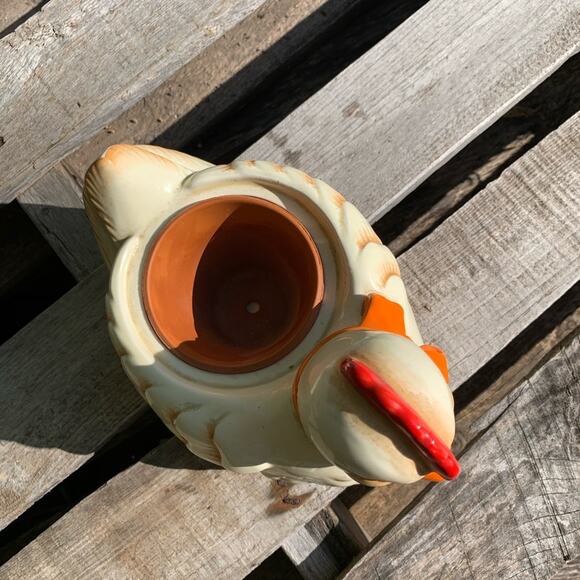 Vintage B&D Japan chicken cookie jar & planter - Picture 7 of 15